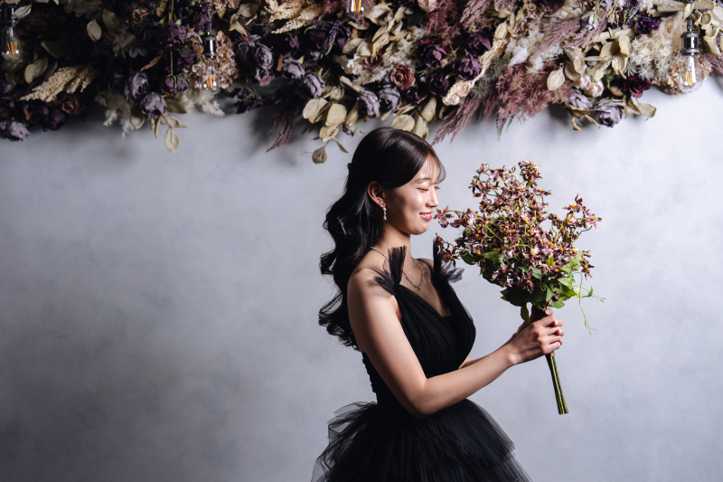 ロケでもスタジオでも映える☆ブラックドレス