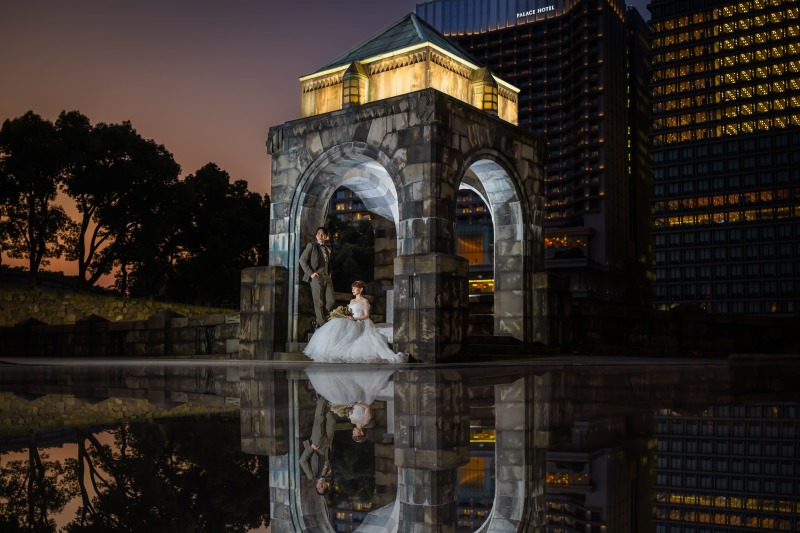 鏡のように映り込む世界★リフレクション加工で特別な1枚に