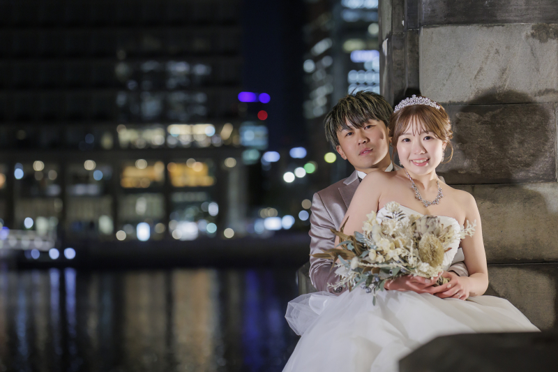 チュール素材のプリンセスラインドレス♡
