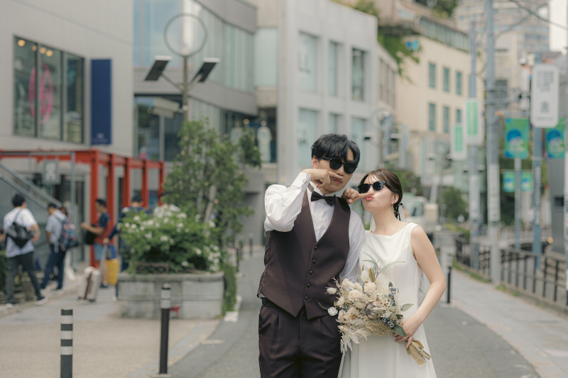 【昨日の続きです】表参道で叶える、おしゃれ花嫁の街ロケプラン