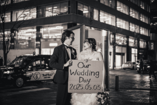 お洒落花嫁必見！夜の丸の内仲通り