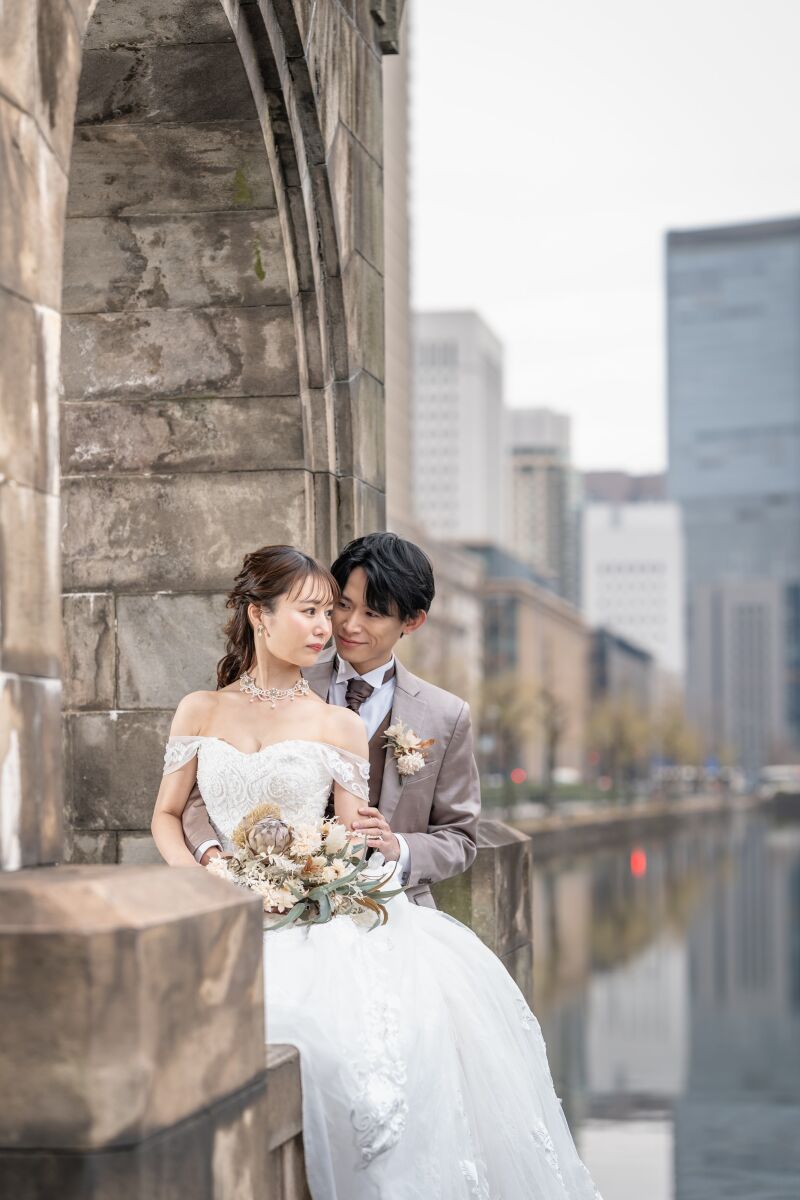 和田倉門で叶える★歴史と都会が交わるフォトウェディング