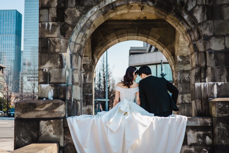 和田倉門で叶える★歴史と都会が交わるフォトウェディング