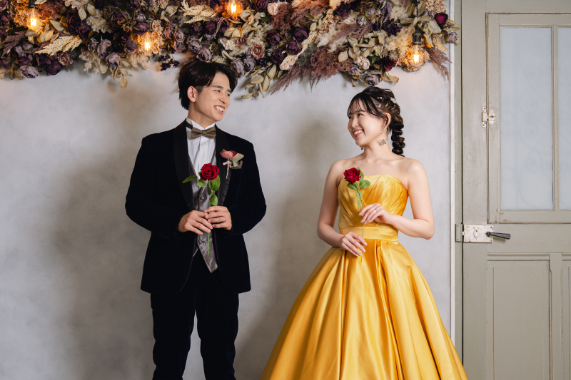 持ち込みアイテムでお2人らしいフォトウェディングに