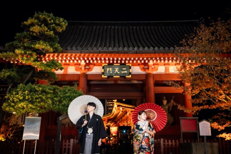 ＼浅草でナイトフォト／