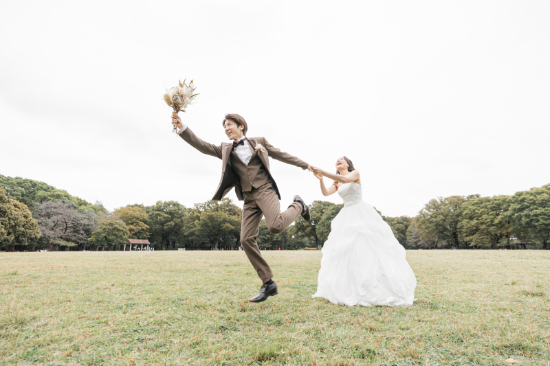 代々木公園で叶える、ふわりと光をまとう花嫁スタイル♥