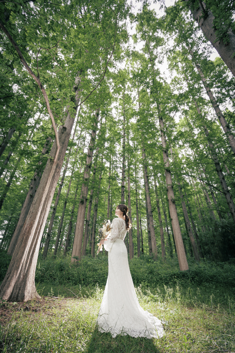 パフスリーブ×チュールドレスで叶える大人フェミニンな1着♥