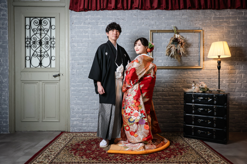 洋装も和装も“着放題”！139,000円で叶える前撮りスタジオプランの魅力