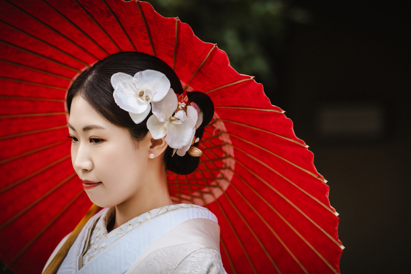 冬ならではの和装ロケーション撮影「目白庭園 × 白無垢の魅力」