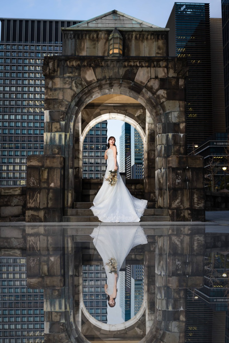 鏡のように映り込む世界★リフレクション加工で特別な1枚に