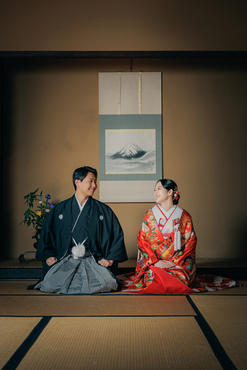 歴史ある邸宅で【安田楠雄邸前撮り】白無垢&色打掛の和装2着プラン・後編