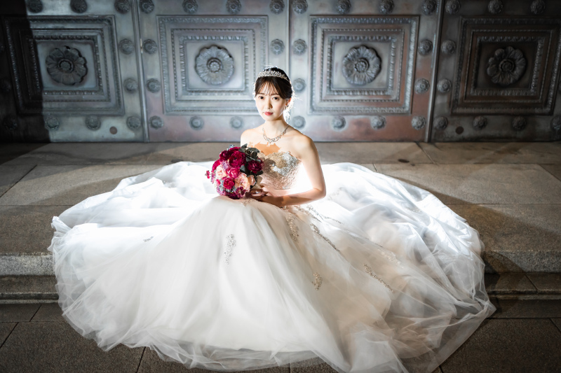 鮮やかな色打掛