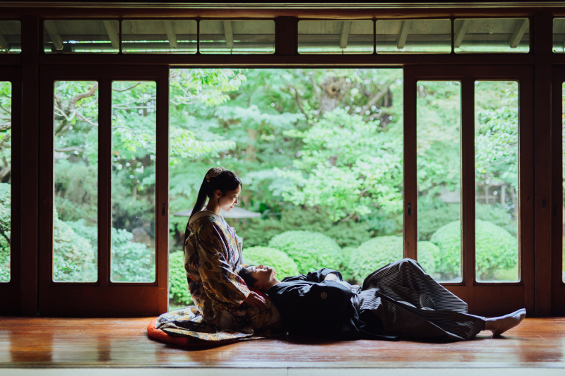 【自然光が一番きれいな時間に】代々木公園で叶える“昼間の洋装前撮り”