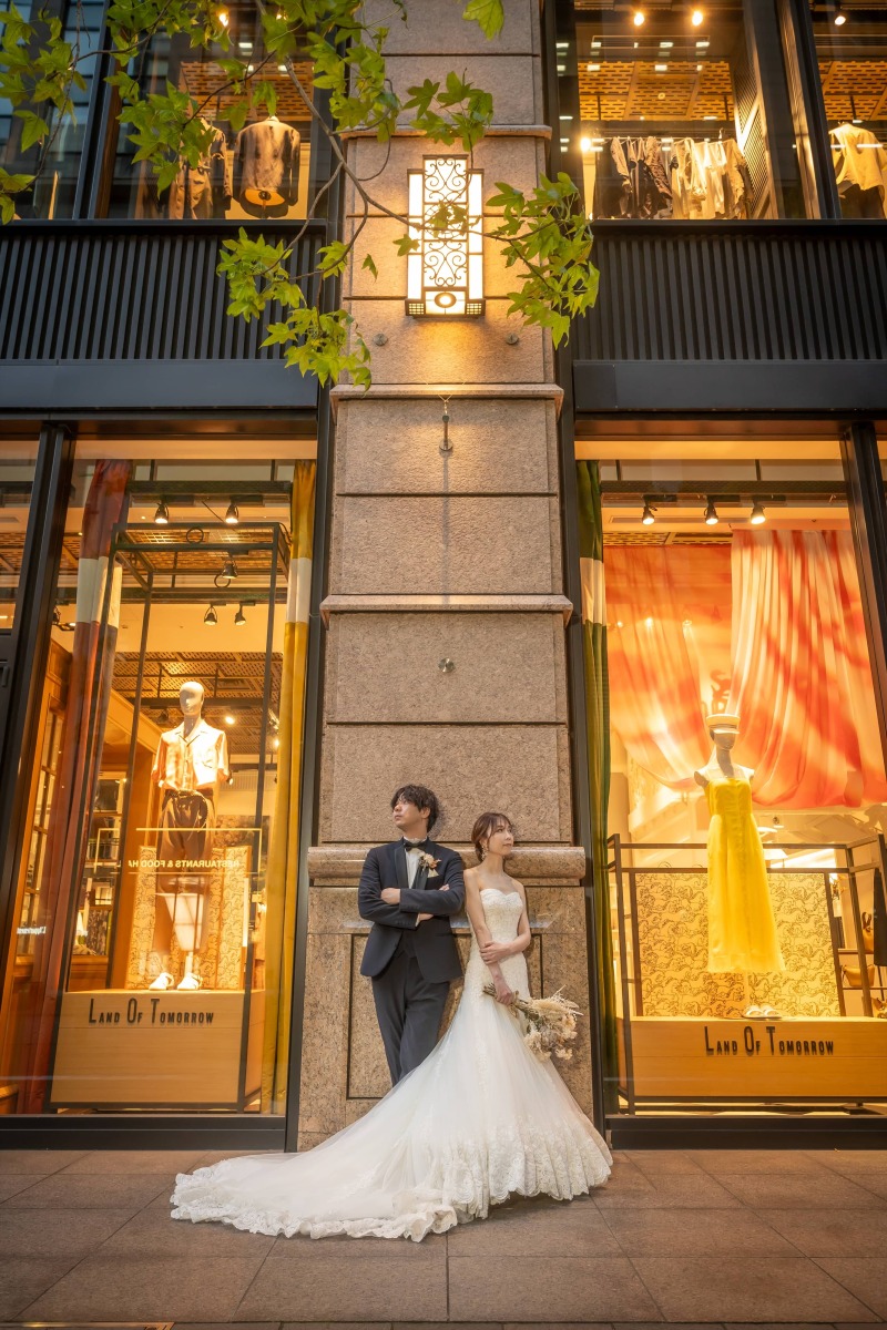 丸の内中通りで叶える★洗練された都会のフォトウェディング