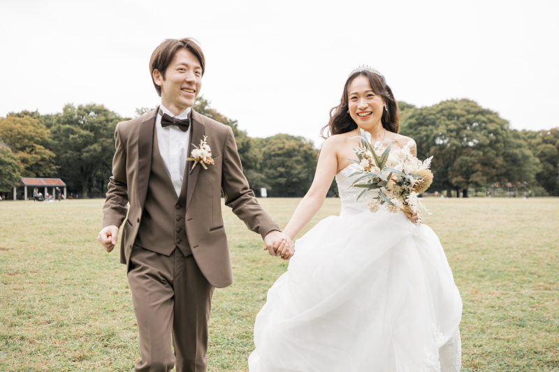 代々木公園で叶える、ふわりと光をまとう花嫁スタイル♥