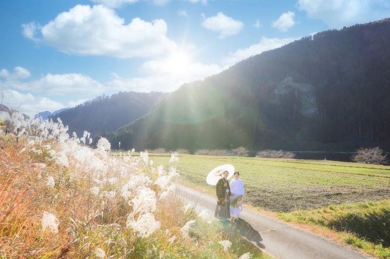 ご自宅でお支度、思い出のフォトウエディング