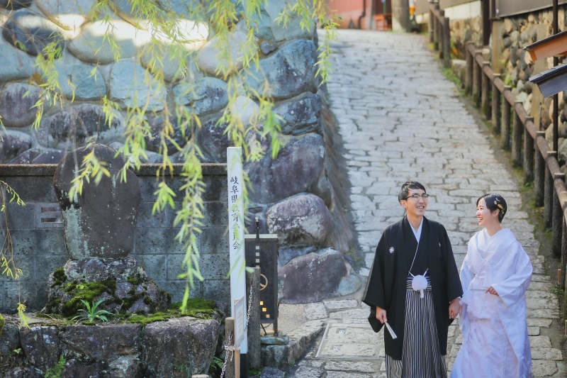 岐阜県郡上市でフォトウエディング