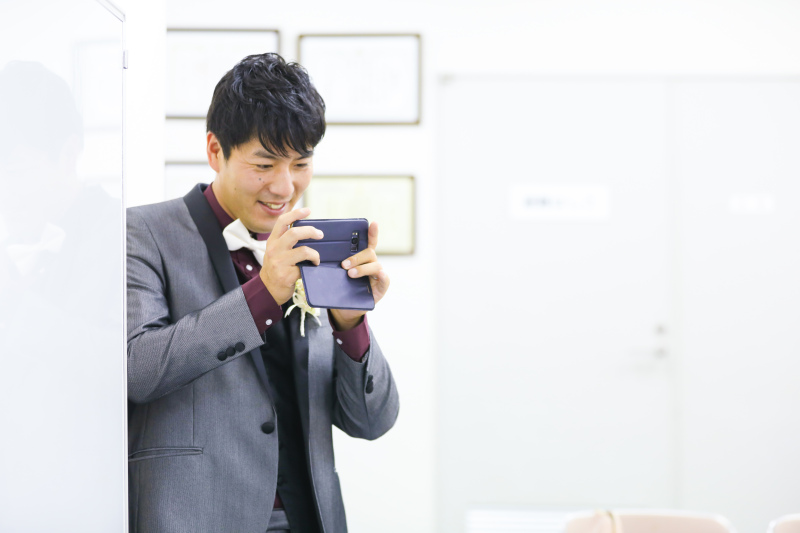 お支度中シーン