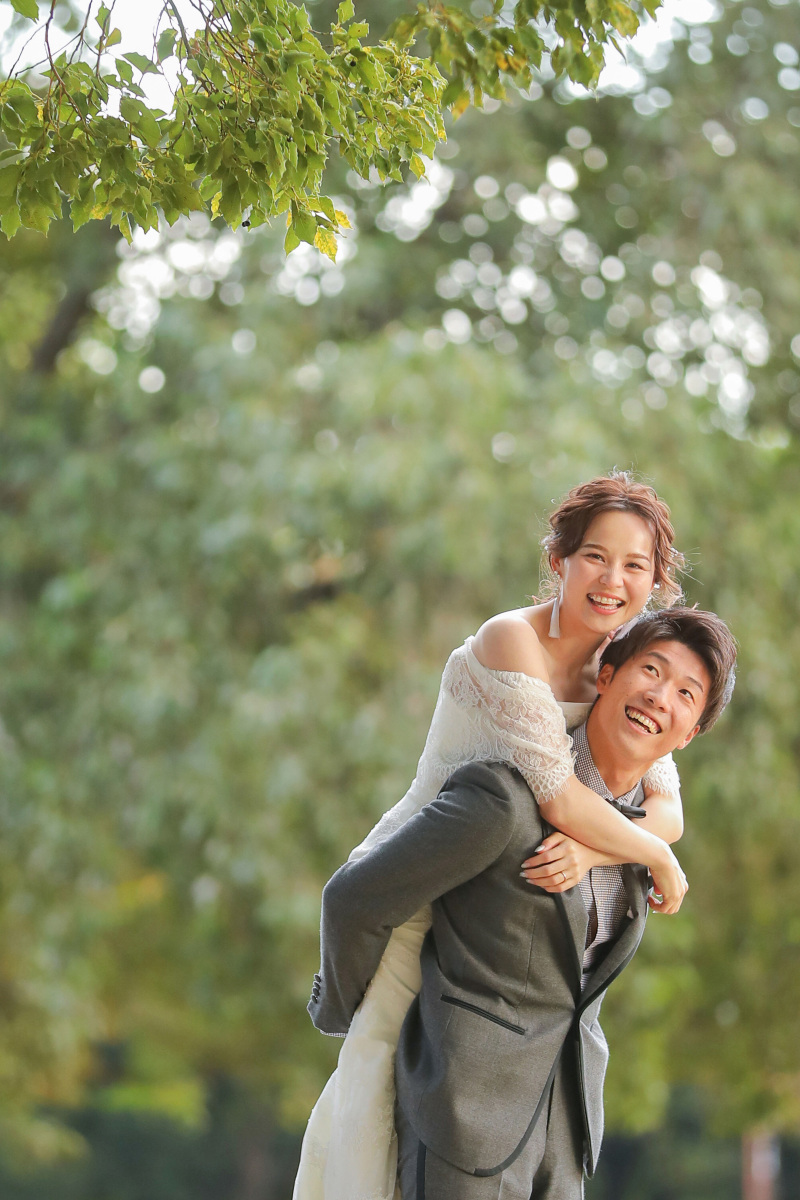 ip-oneの新緑ウエディングフォト