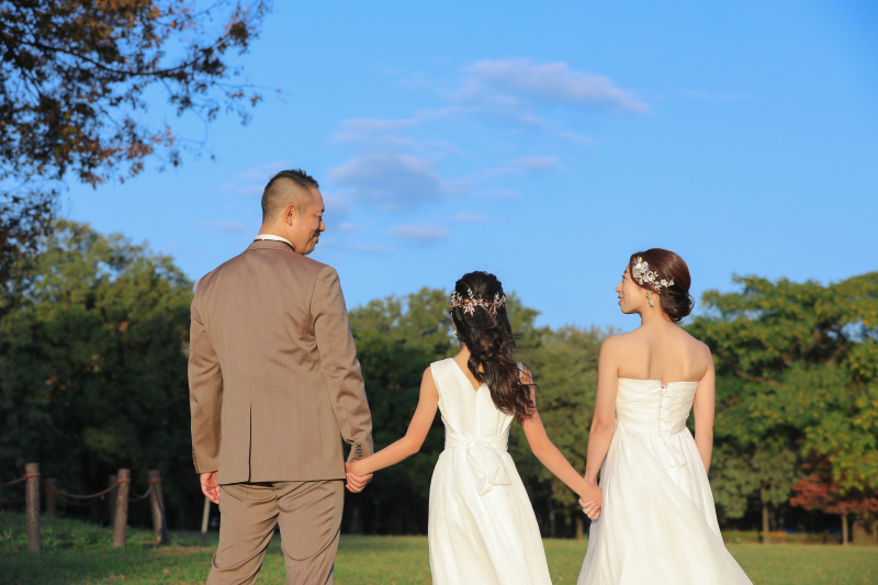 家族と前撮り&フォトウエディング