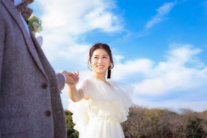 標準レンズを使用したウエディングフォトのご紹介