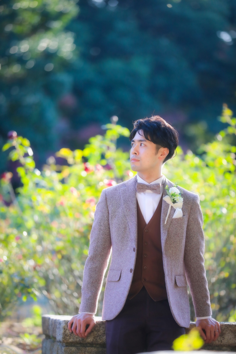 ip-oneソロショット撮影のご紹介：新郎様編