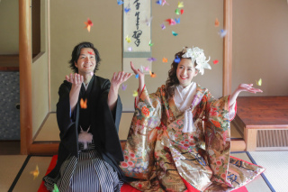 折り鶴シャワー