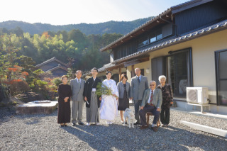 ご自宅でお支度、思い出のフォトウエディング