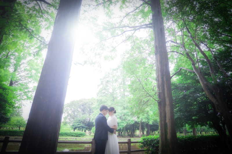 庄内緑地公園おすすめの新緑フォト｜名古屋の前撮り・フォトウェディングip-one