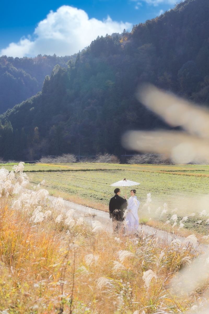 岐阜県郡上市でフォトウエディング