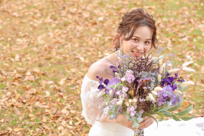 美しく魅力的な新婦様ソロショットの撮影方法をip-oneが解説