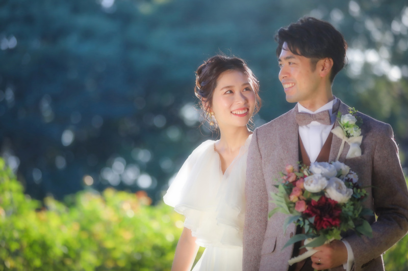 ip-oneの新緑ウエディングフォト
