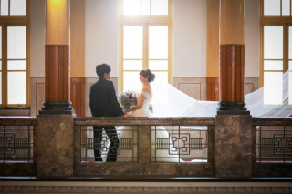 ロケーションフォトでベールカット