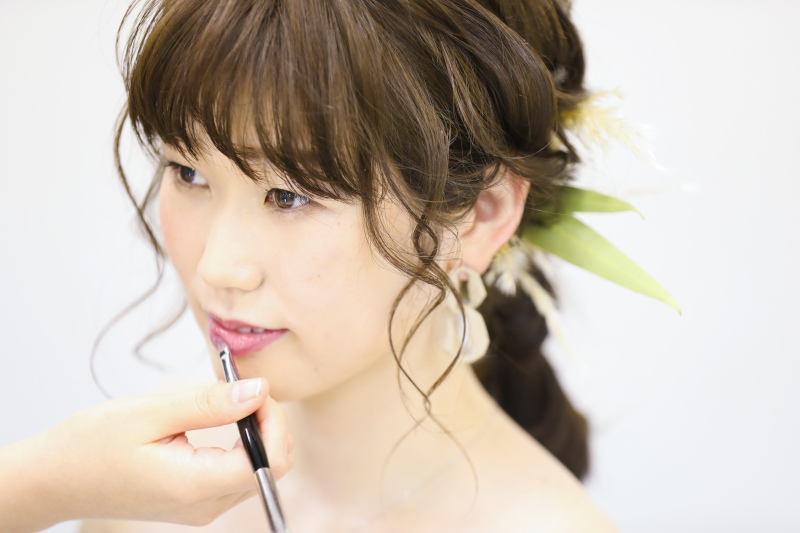 お支度中シーン