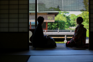 縁側から見た風景