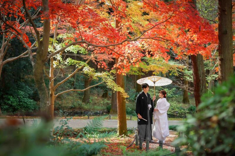 庭園での和装前撮り・フォトウェディングの魅力と撮影テクニックをip-oneが解説