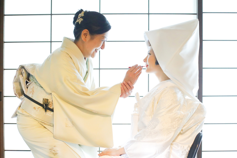 お支度中シーン