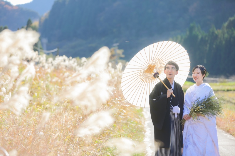 岐阜県郡上市でフォトウエディング