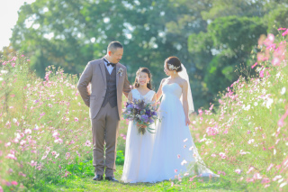 家族と前撮り&フォトウエディング