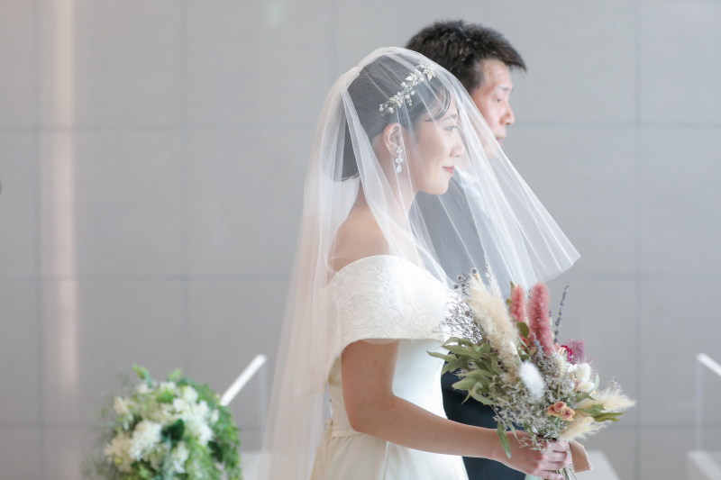 バージンロードにて