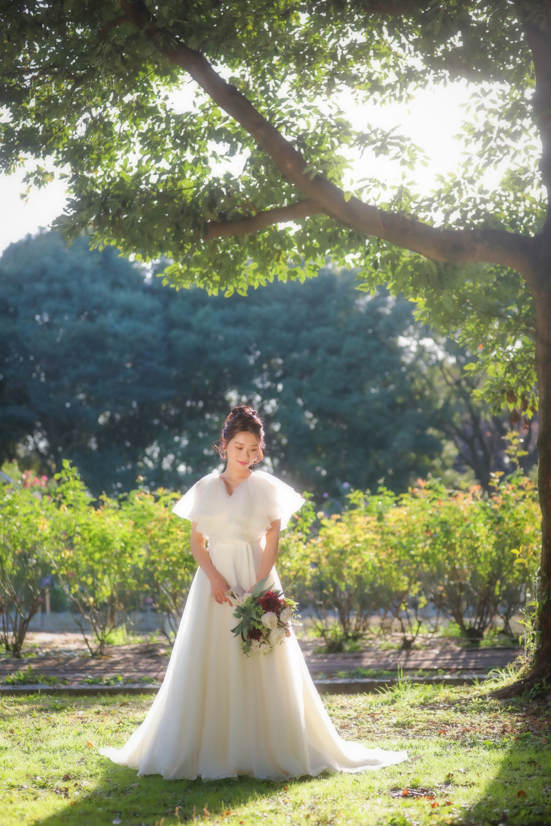 ip-oneの新緑ウエディングフォト