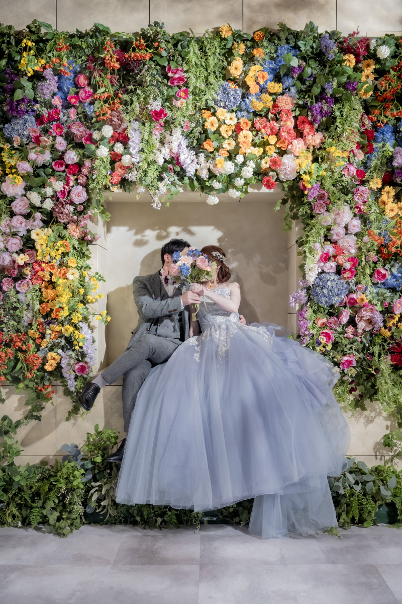 フラワーウォールカラードレス特集❀