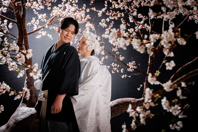 【白無垢前撮り】凛とした美しさが際立つ、和の一日