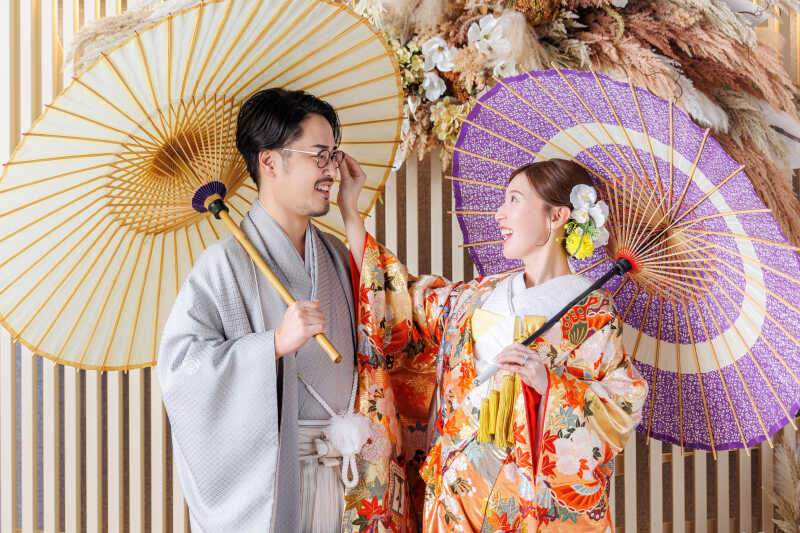 寒くなる冬に向けて！スタジオ和装前撮り特集