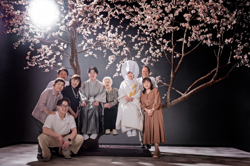 白無垢に宿る、母と娘の時間