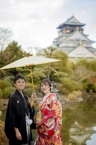 【色打掛前撮り】華やかに彩る、特別な一日