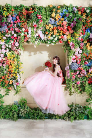 フラワーウォールカラードレス特集❀