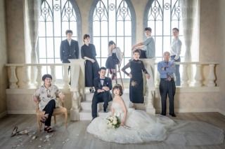 大切なご家族に囲まれて