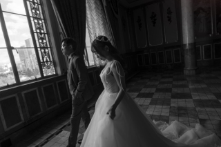 映画のような一枚を…♪シックなウェディングフォトの世界✧