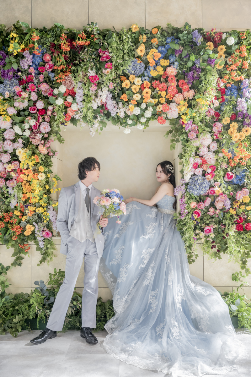 フラワーウォールカラードレス特集❀